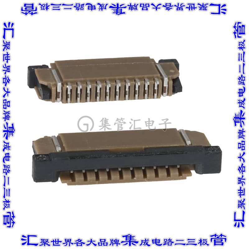 SFW10R-1STE1LF 连接器10POS FFC/FPC 1mm触点底部表面贴装直角
