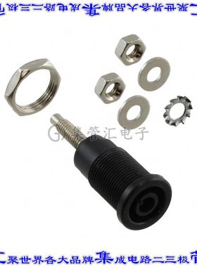 BU-31607-0 接插件连接器CONN BANANA JACK THRD BLACK