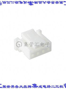 2CH-H-04 矩形连接器外壳4POS插座2mm母形插口白色自由悬挂