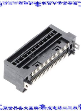 2327679-1 卡边缘连接器56POS母头2排0.6mm黑色镀金