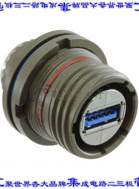 USB3FTV7AGF312 连接器USB-A插座9POS USB 3.0面板安装