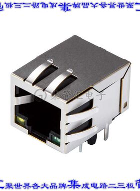 CRJ010-ML4-TH 接插件连接器RJ JACK, 1 PORT, 8P8C, 50U, SHEI