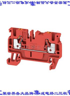 1521900000 端子块连接器2POS馈通式5.1mm红色12-28AWG