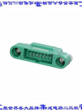 G125-3241696M3 矩形连接器外壳16POS插头2排1.25mm公形引脚绿色