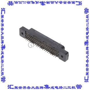 背板连接器80POS插座母插口8排1.78mm通孔黑色 080M226X HDB