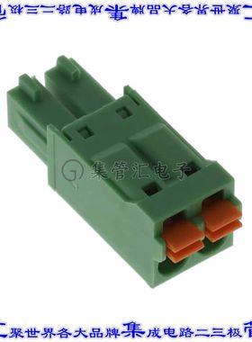 KD0230500000G 端子块连接器2POS插头母插口3.81mm绿色自由悬挂
