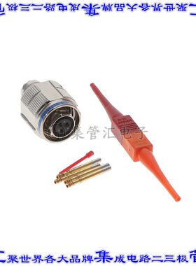D38999/26SA98SN 圆形连接器3POS插头母插口压接镀金自由悬挂