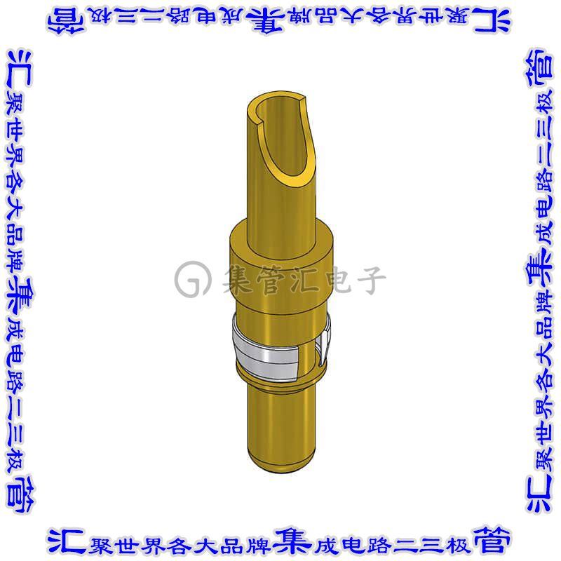 131A10029X 连接器触点触头公形引脚12-14AWG焊杯镀金