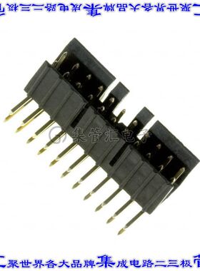 78207-122HLF 针座连接器22POS接头2排2.54mm公形插针通孔直角镀