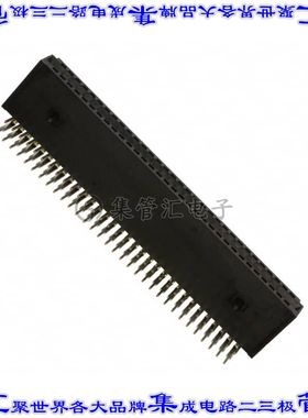 10053363-200LF 卡边缘连接器64(电源)母头2排2.54mm黑色镀金