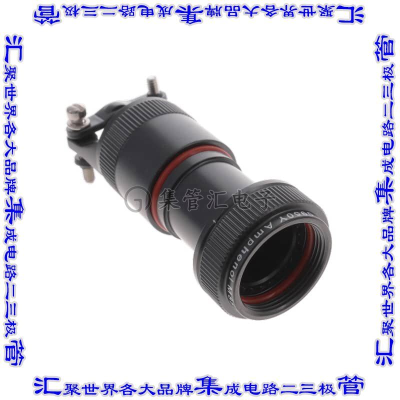 M85049/1815Z04 接插件连接器CONN BACKSHELL W/CLMP SZ15 D BLK