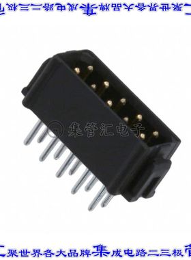 M80-8541042 针座连接器10POS接头2排2mm公形插针通孔直针镀金