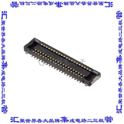 AXE540127A 板对板连接器40POS插口中央触点带2排0.4mm表贴SMD镀