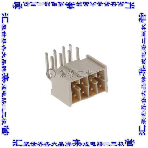 IPL1-104-01-F-D-RA-K 针座连接器8POS接头2排2.54mm公形插针通孔
