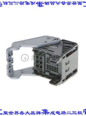 5601514822 矩形连接器外壳42POS插座母形插口黑色自由悬挂