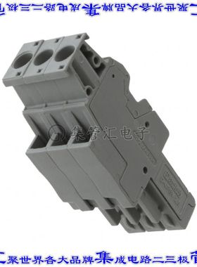 3045415 端子块连接器3POS插头母插口灰色自由悬挂