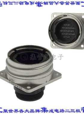 208489-1 圆形连接器16POS插座外壳用于公插针银色面板安装