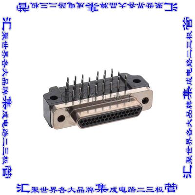 MDM-31PCBR-L61-A174-F222 连接器31POS插头公引脚2排D-TYPE型面