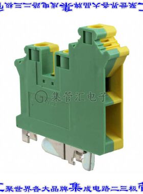 3001433 端子块连接器3POS接地地面10.2mm绿色黄色6-24AWG