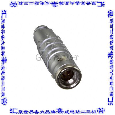 FLKC-04FGMS-GCP-213 圆形连接器4POS插头公引脚焊杯镀金自由悬挂