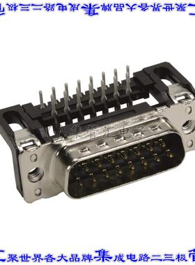 9652236801 09652236801连接器15POS插头公引脚2排D-Sub通孔直角