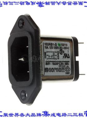 6609987-1 电源接入连接器3POS插座公型片状插脚IEC320-C14面板安