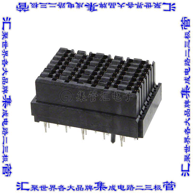 1410231-1 背板连接器120POS插座母插口10排1.8mm通孔黑色