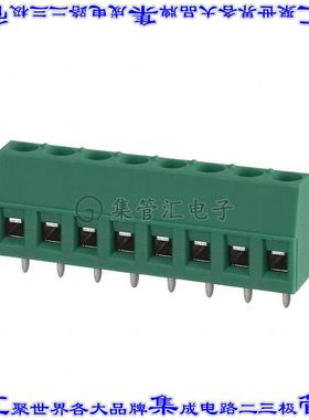 1715789 线对板连接器8POS接线端子5.08mm通孔水平带板