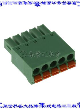 KD0530500000G 端子块连接器5POS插头母插口3.81mm绿色自由悬挂