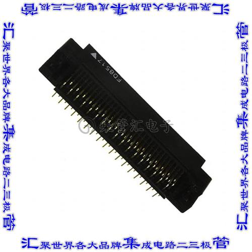 P50E-068P1-SR1-EA 针座连接器68POS插头2排1.27mm中央带触点通孔