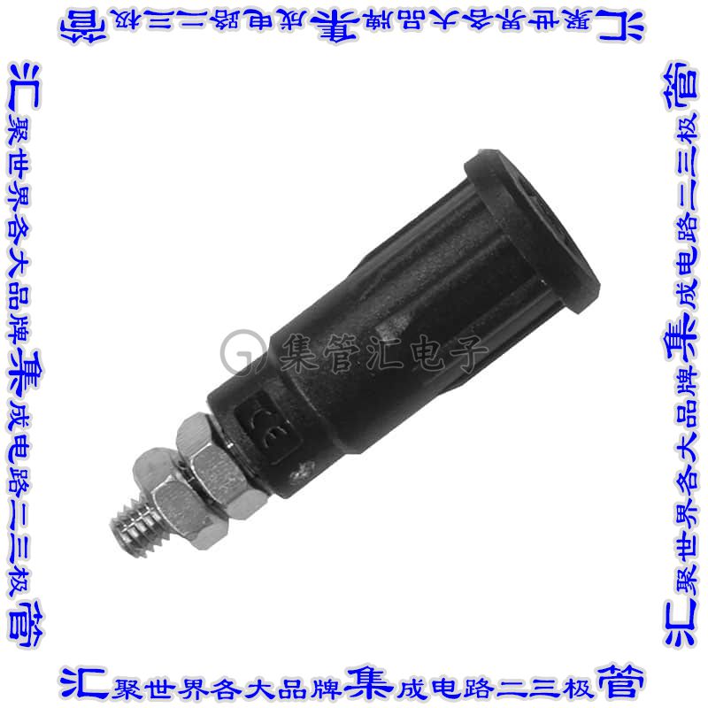 CT3080-0 接插件连接器JACK SAFETY 2MM STUD PUSHIN BLK