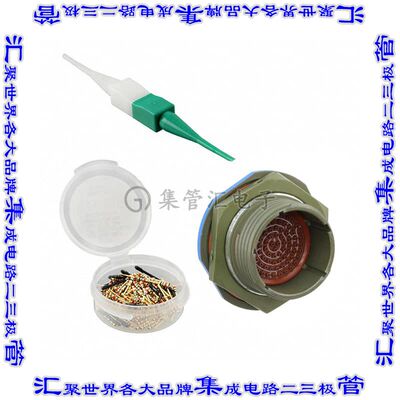 D38999/24JG35PN 圆形连接器79POS插座公形引脚压接镀金面板安装