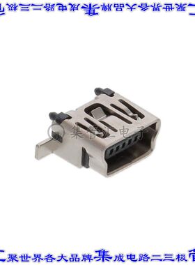 MUSB-B5-S-VT-TSMT-T/R 连接器USB-miniB插座5POS表面贴装