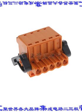 1065160000 端子块连接器5POS插头母插口5.08mm橙色自由悬挂