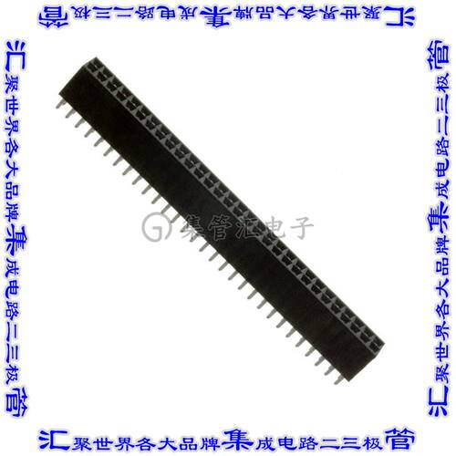 66953-030LF 针座连接器60POS插座2排2.54mm母形插口通孔直针镀金