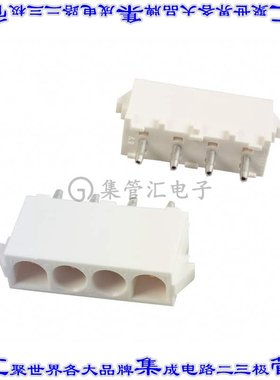 350793-1 针座连接器4POS接头6.35mm公形插针通孔直针锡