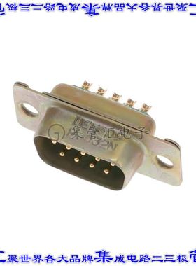 DEM09P032N 连接器9POS插头公引脚2排D-Sub自由悬挂