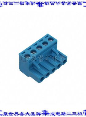 TBP01P1-508-05BE 端子块连接器5POS插头母插口5.08mm蓝色自由悬