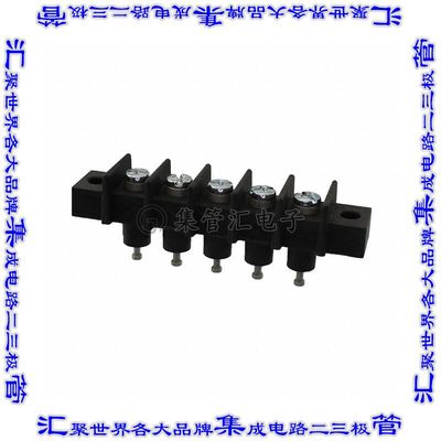 GFTX-5 端子块连接器5电路隔板接线座11.12mm螺钉