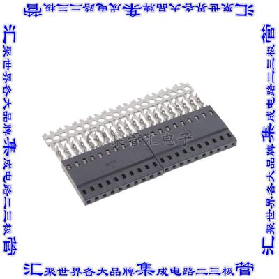 1-2317222-0 矩形连接器10POS插座2mm母插口黑色IDC锡自由悬挂