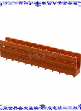 1581410000 端子块连接器11POS接头公引脚带罩5mm橙色垂直通孔