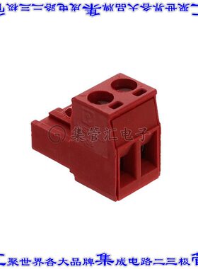 1741377 端子块连接器2POS插头母插口5.08mm红色自由悬挂