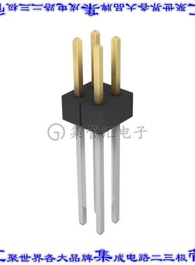 PBC02DAEN 针座连接器4POS分离式2排2.54mm公形插针通孔直针镀金