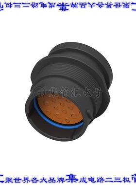 HDP24-24-19PE-L017 圆形连接器19POS插座外壳用于公插针黑色蓝色