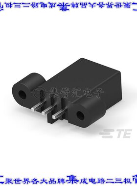 185730-1 针座连接器3POS接头2.54mm公形插针通孔直针锡