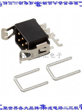 M80-6660642 针座连接器6POS接头2排2mm公形插针表贴SMD镀金