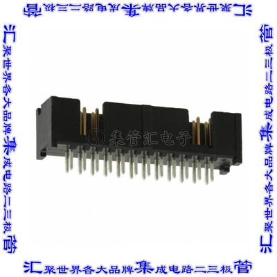 1-5103308-3 针座连接器24POS接头2排2.54mm公形插针通孔直针镀金
