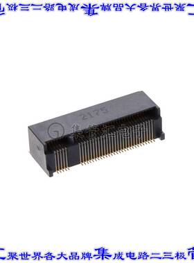 M2-A1-67-R-SMT-5.80-KB-T/R 卡边缘连接器67POS母头2排0.5mm黑色
