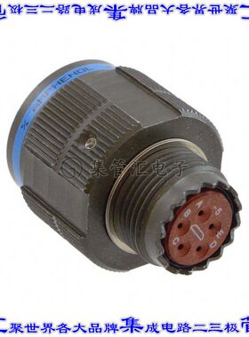 D38999/26WB5PNLC 圆形连接器5POS插头外壳用于公插针草绿色自由