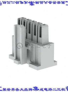 IPD1-05-S 矩形连接器外壳5POS插座2.54mm母形插口白色自由悬挂